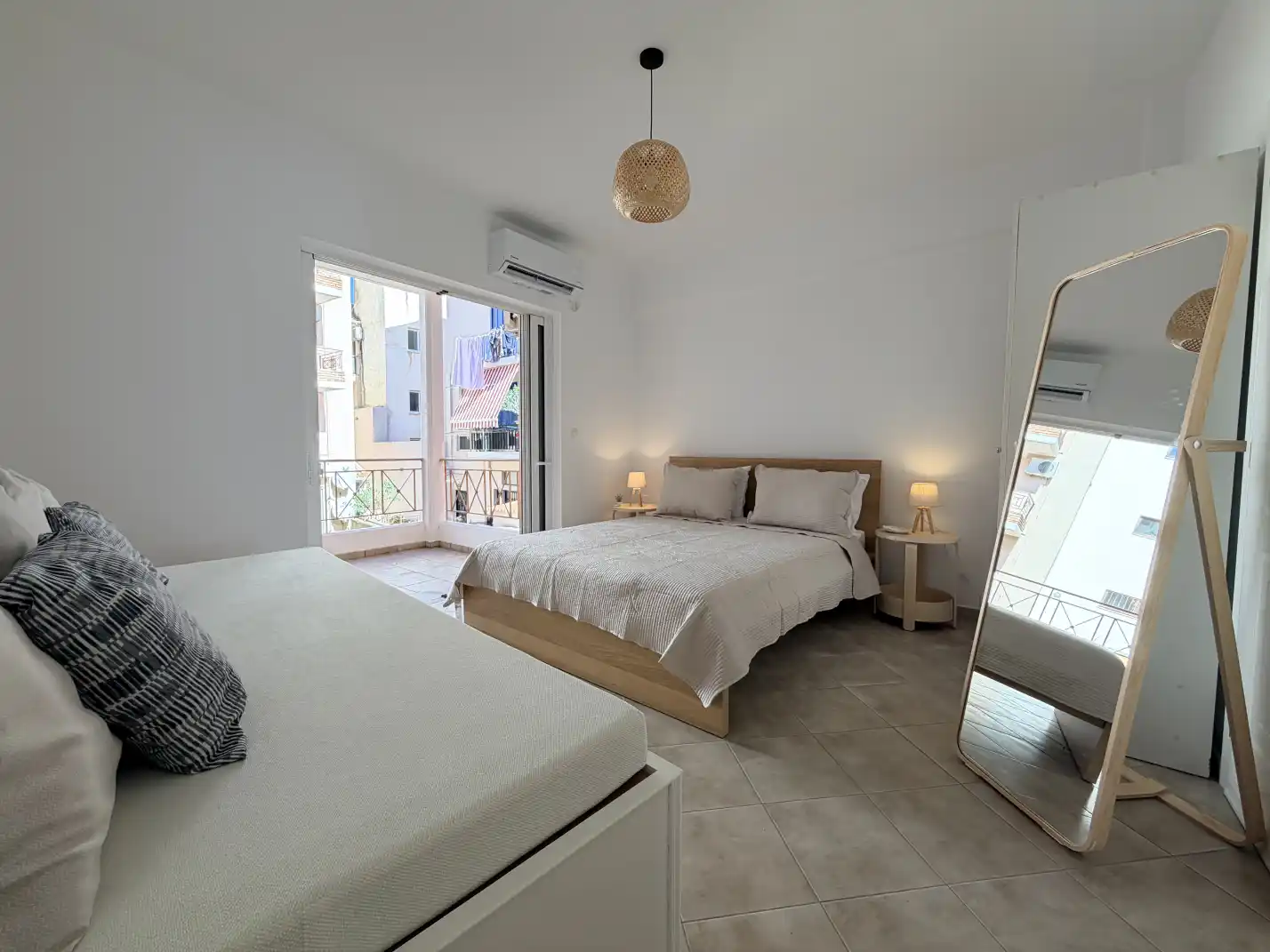 Bedroom with balcony